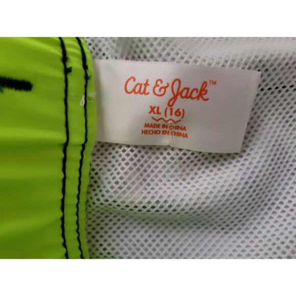 Nwt cat & jack Xl 16 Dinosaur Bathing Suit Swim Bottoms green,blue - Picture 5 of 7